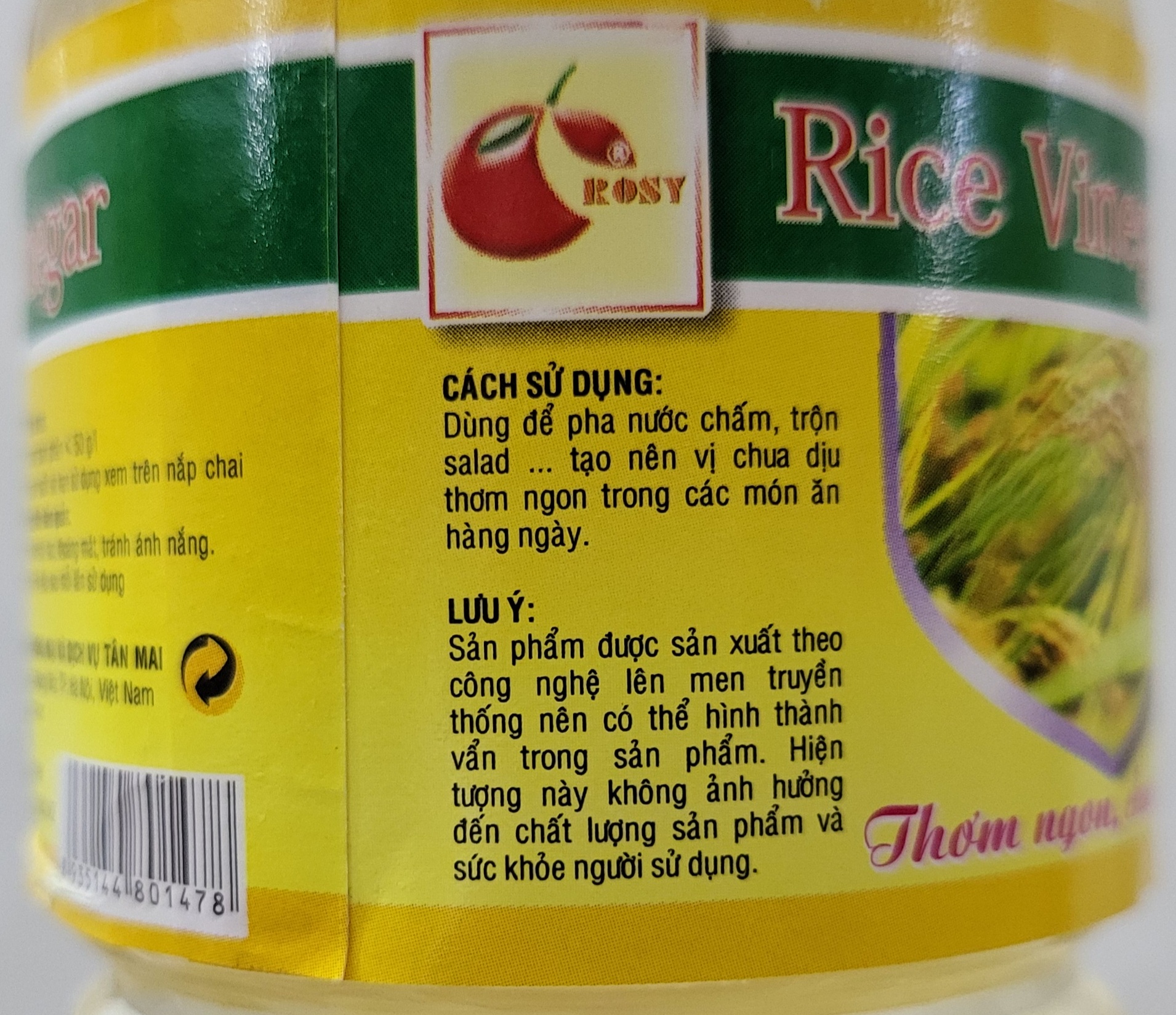 [Chai 500ml] GIẤM GẠO [VN] TÂN MAI Rice Vinegar (tmth)