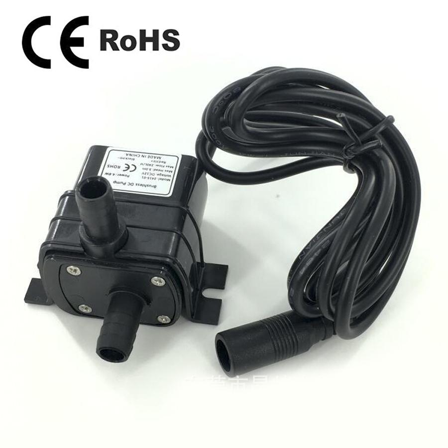 Máy Bơm Nước 12V Hồ Cá, Thủy Canh không chổi than 240Lit/giờ