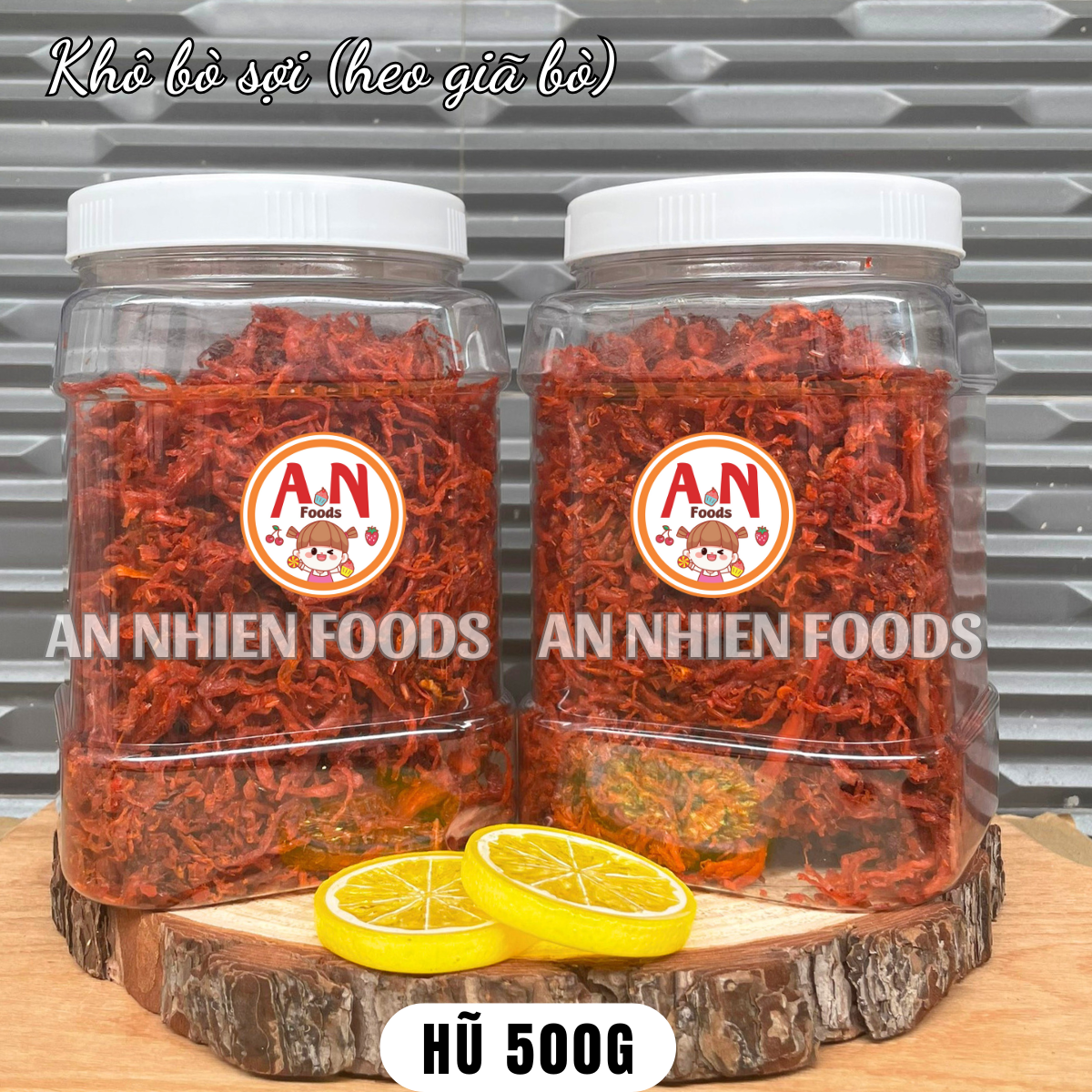 Khô bò sợi lá chanh (heo giã bò)
