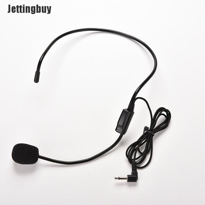Jettingbuy Jettingbuy Vocal Tai Nghe Có Dây Micro Micro Cho Thiết Bị Khuếch Đại Giọng Nói Loa Mike