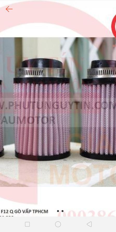 [HCM]LỌC GIÓ TRỤ PÔ E TĂNG TỐC GẮN SATRIA. RAIDER. SONIC. WINNER. WIN X