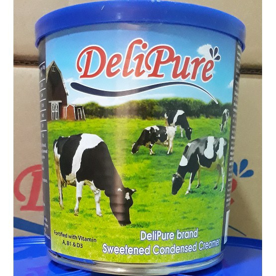Combo 6 lon sữa đặc Delipure loại 1kg