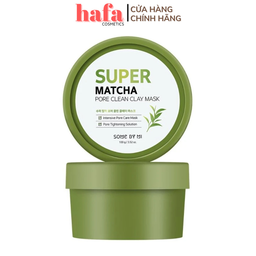 BÁO GIÁ MẶT NẠ ĐẤT SÉT GIẢM MỤN ĐẦU ĐEN TSURURI POINT CLAY PACK GHASSOUL AND RED CLAY POWER 55G | Shopee Lazada Sendo Tiki mới nhất 20 Mặt Nạ Đất Sét Some By Mi Super Matcha Pore Clean Clay Mask 100g (loại bỏ dầu nhờn sạch mụn đầu đen) _ HAFA STORE _ Some By Mi Chính Hãng