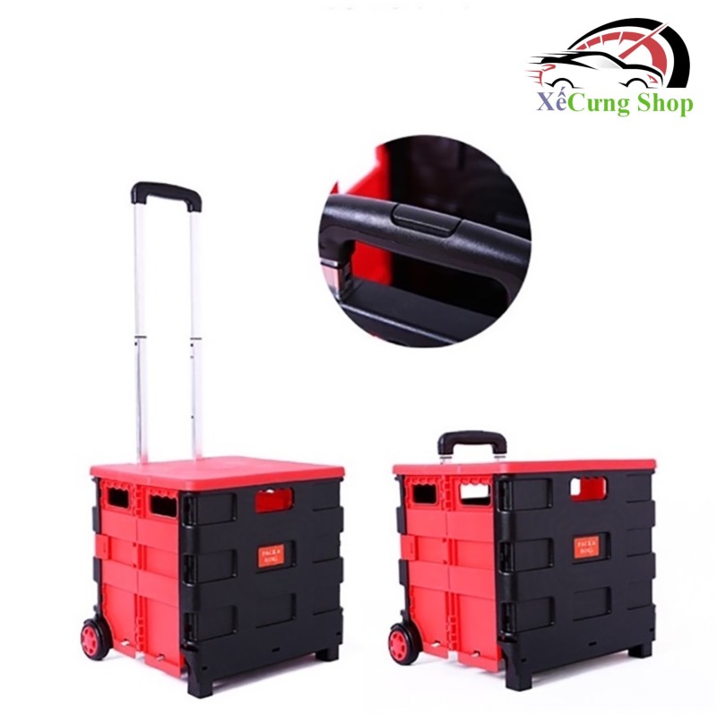 Thùng đựng đồ gấp gọn Vali kéo đa năng