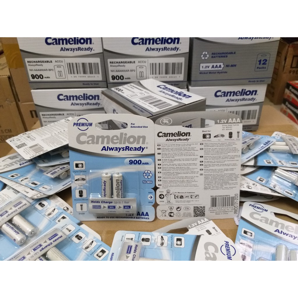 Pin sạc 9V Camelion 200mAh (1 vỉ /viên)