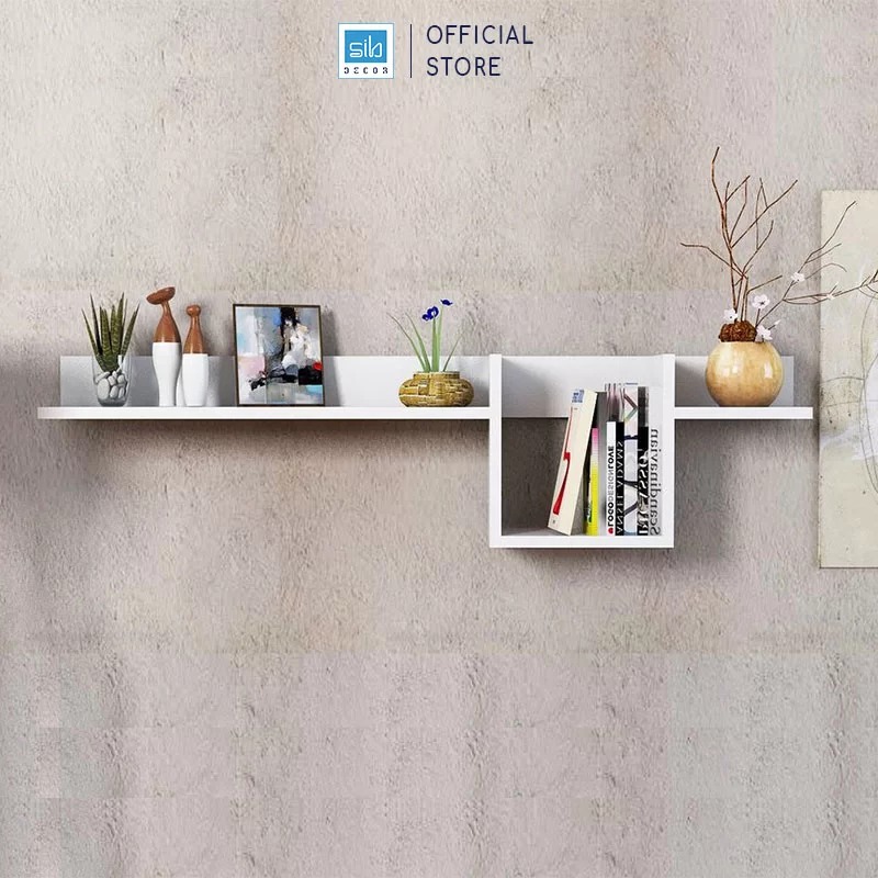 Kệ gỗ trang trí treo tường sáng tạo thương hiệu sib decor