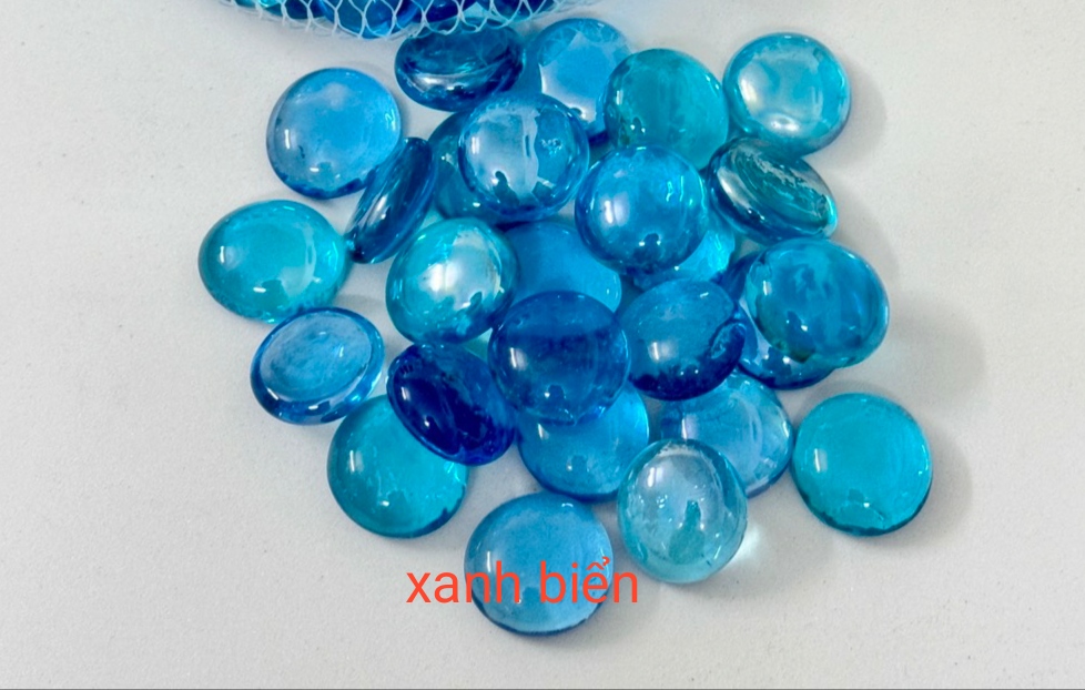 [HCM Chọn mẫu]]Sỏi Thủy Tinh (bịch 300gam) trang trí Hồ Cá-Bể Cá Hòn Non Bộ