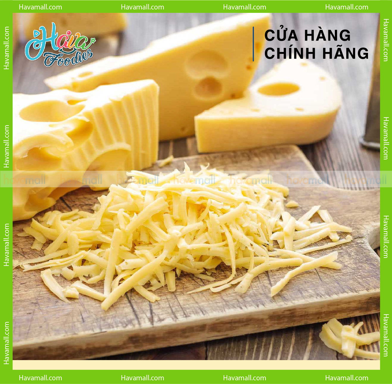 [HÀNG ĐÔNG LẠNH-CHỈ GIAO HỎA TỐC HCM] Phô Mai Bào Sợi Mozzarella 40% 100gr – Mozzarella Shredded Cheese