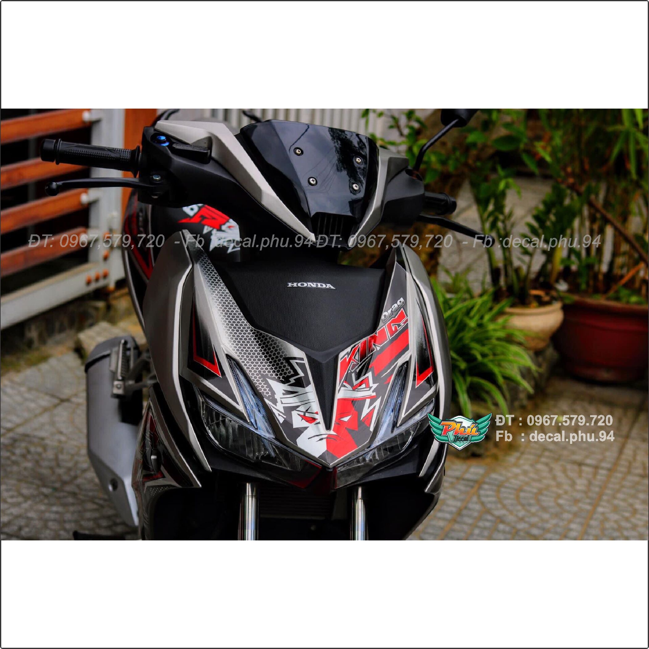 Tem rời Winner X king drag bạc đỏ đen (P)