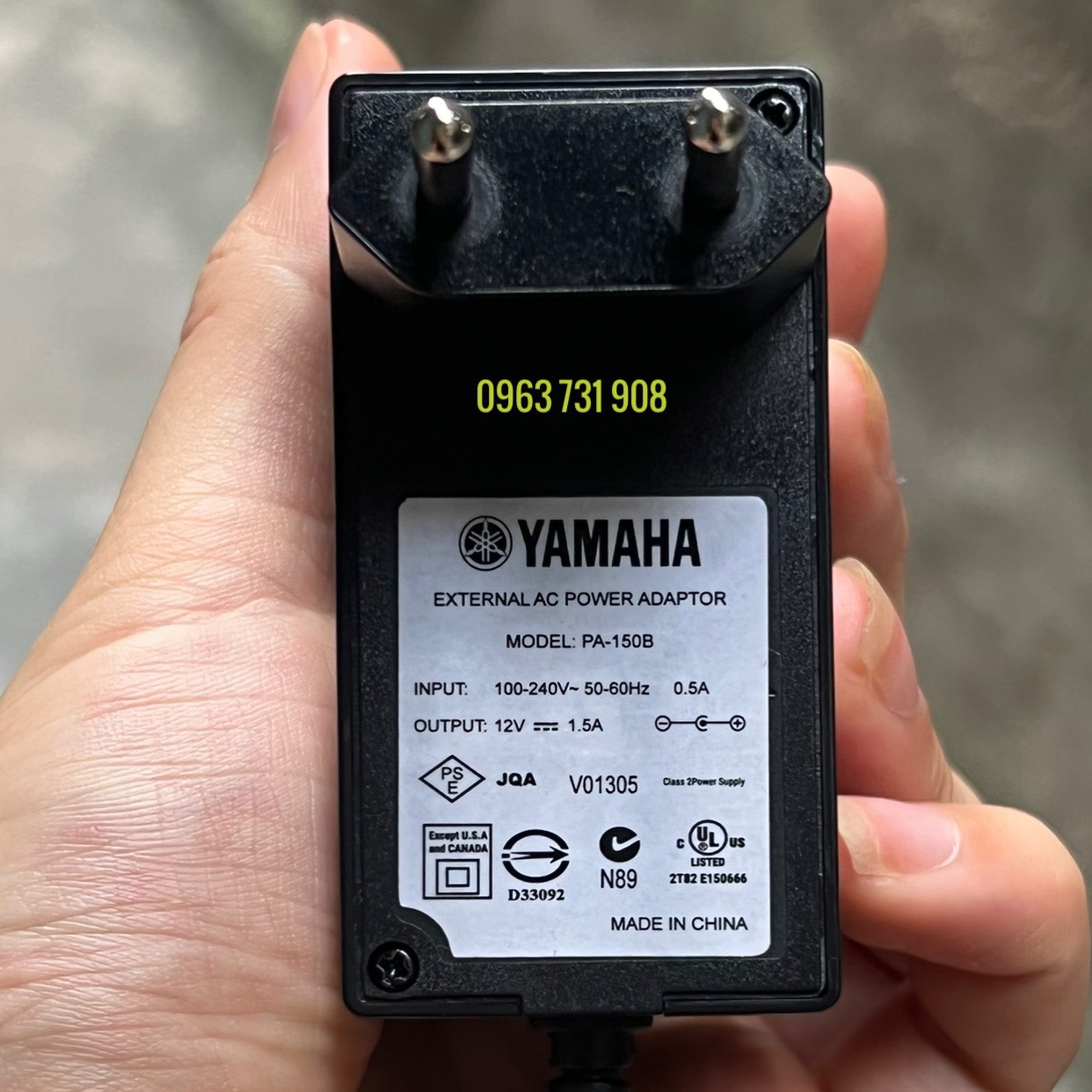 Adapter nguồn 12v cho đàn yamaha psr 200 loại cao cấp