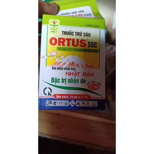 5 gói chế phẩm trừ nhện đỏ Ortus 5SC gói 12ml - nhện đỏ