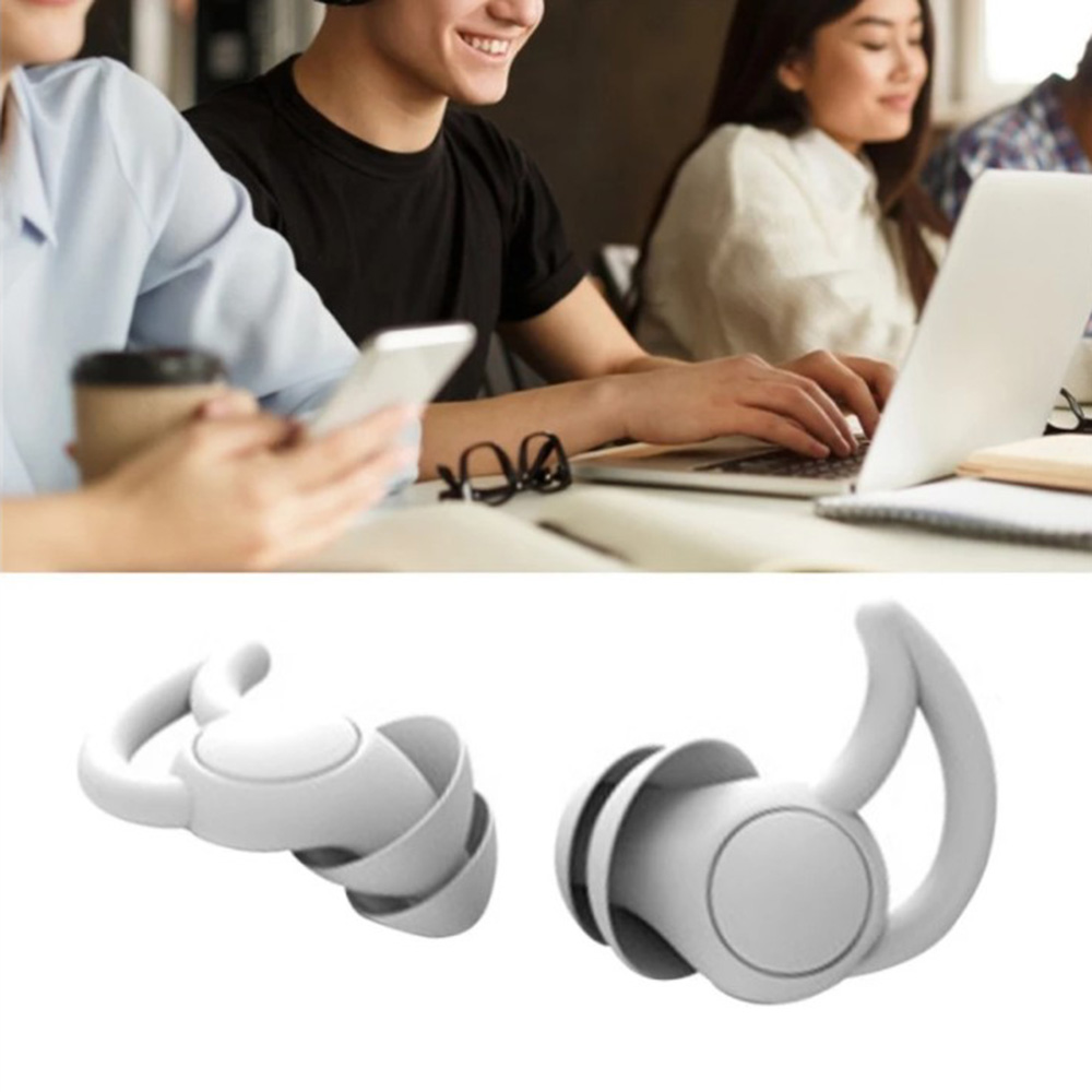 XAVIE Comfortable Enjoy sleep Quiet Tapered Shape Soft Silicone Ear Plugs Ear Protector Protective Earplugs Noise reduction Earplugs