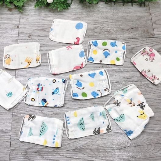 Set 5 Khẩu trang xô xuất Nhật cho bé