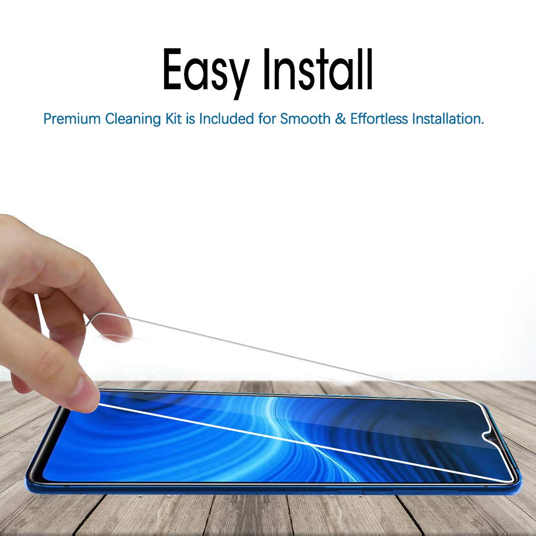 Kính cường lực trong suốt cho Realme X2 Pro (Kèm miếng lau)