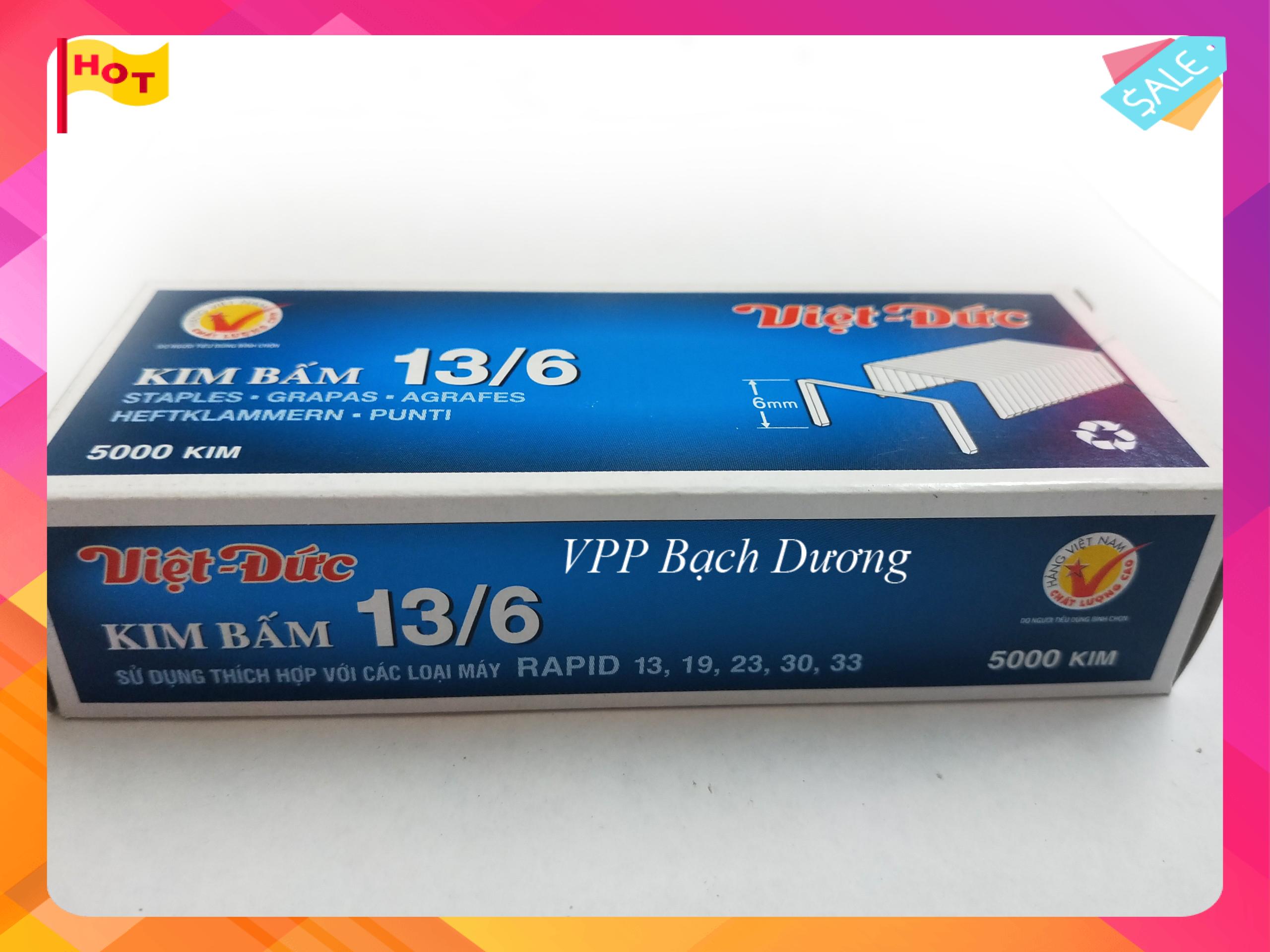 Kim bấm gỗ 13/6 Việt Đức - hộp