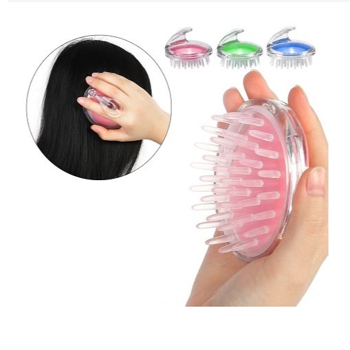 Lược MASSAGE Da Đầu Ngăn Rụng Tóc l Dụng Cụ Mát Xa