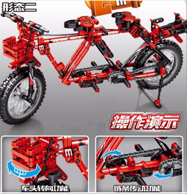 Lắp ráp Lego technic 703302 - Mô hình xe đạp leo núi 306 chi tiết