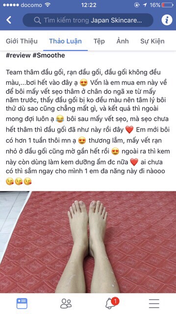 (Hàng Nhật,có bill store) kem thâm sẹo, thâm mụn Smoothe Nhật Bản