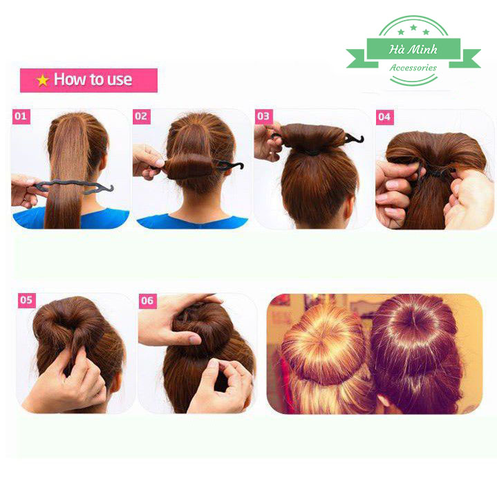 Bộ dụng cụ tạo kiểu tóc 4 món đa năng