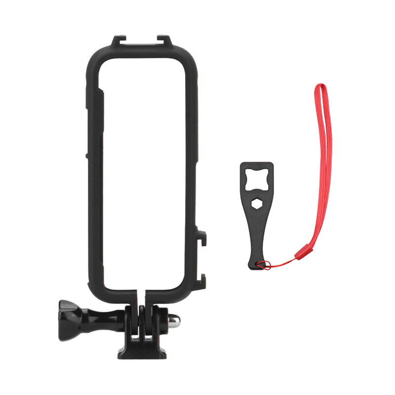 Khung bảo vệ lồng cho insta360 một X3 mở rộng nhà ở gắn kết với bộ chuyển đổi cho Insta 360 X3 hành động toàn cảnh máy ảnh