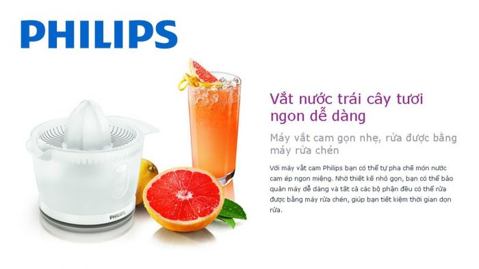 Máy vắt cam Philips HR2738