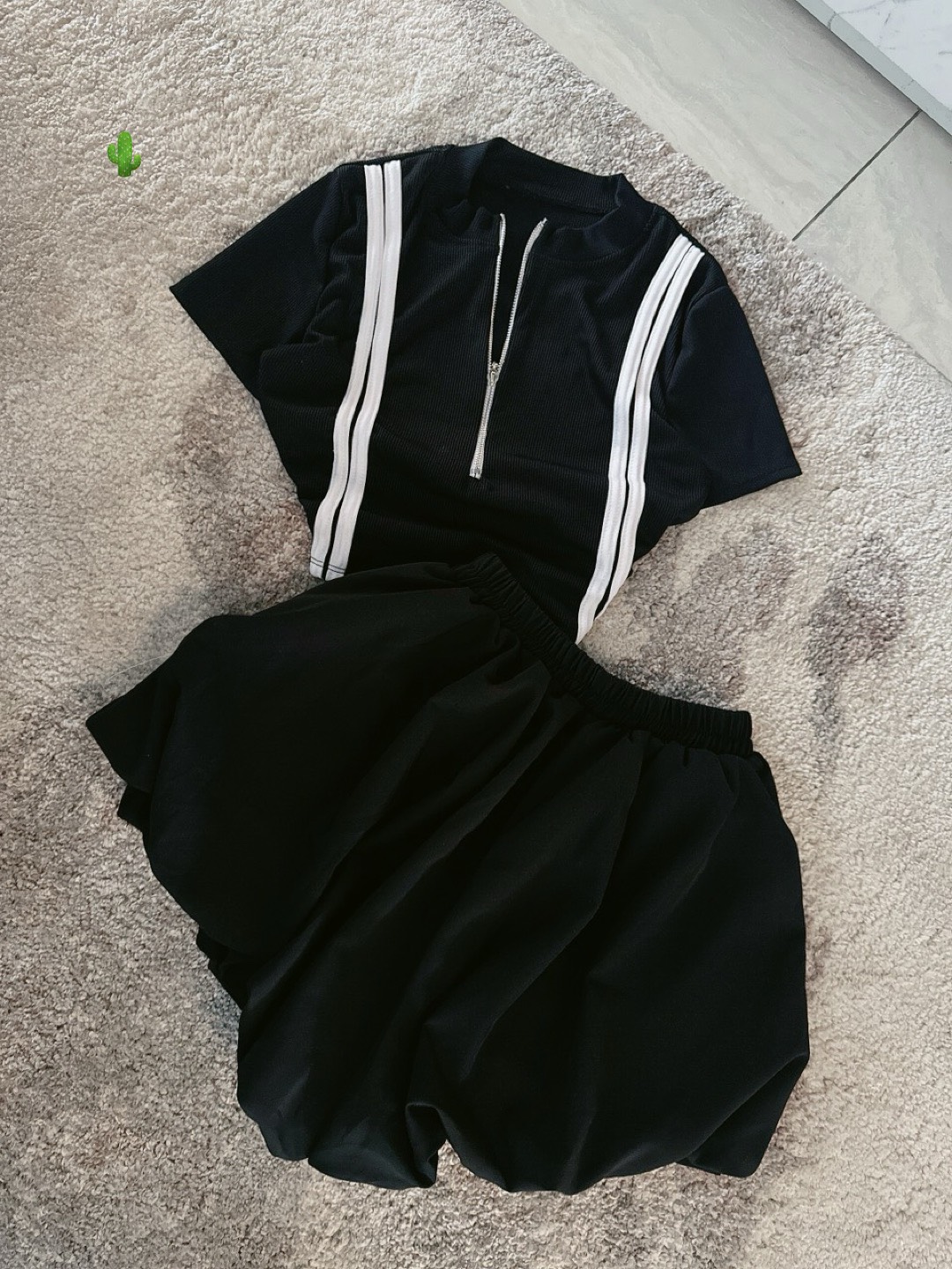 Set áo zip kéo đồng + Q bí siu đẹp
