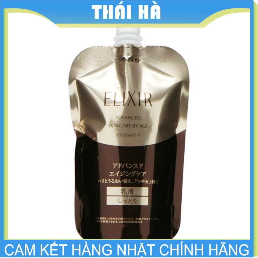 [HCM]Sữa Dưỡng Nâng Cơ Chống Nhăn Shiseido Elixir Advanced II  110ml  [Túi thay thế]