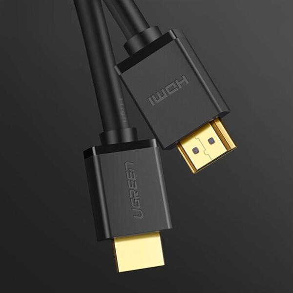 19 + 1 ugreen 60820 1.5m black full copper hdmi cable