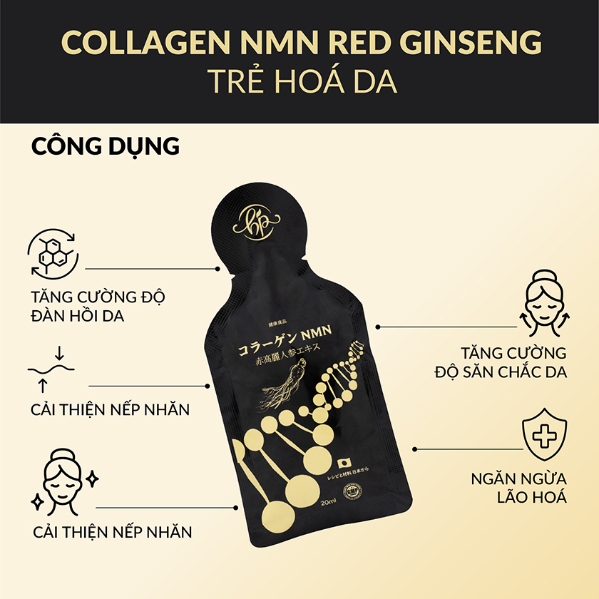 Collagen NMN Red Ginseng (Hộp 10 gói x 20ml)