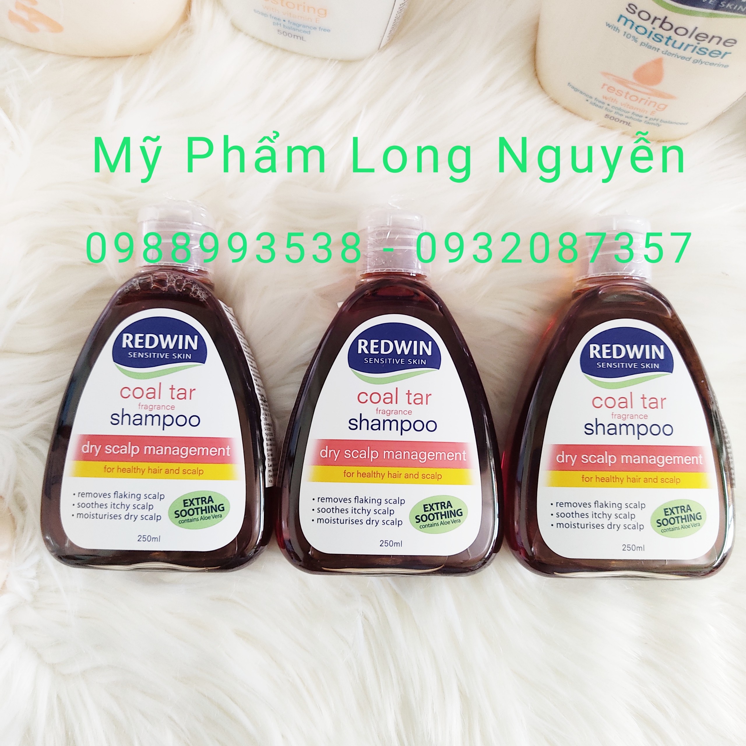 (CHÍNH HÃNG) Dầu gội Redwin Coal Tar Shampoo ÚC