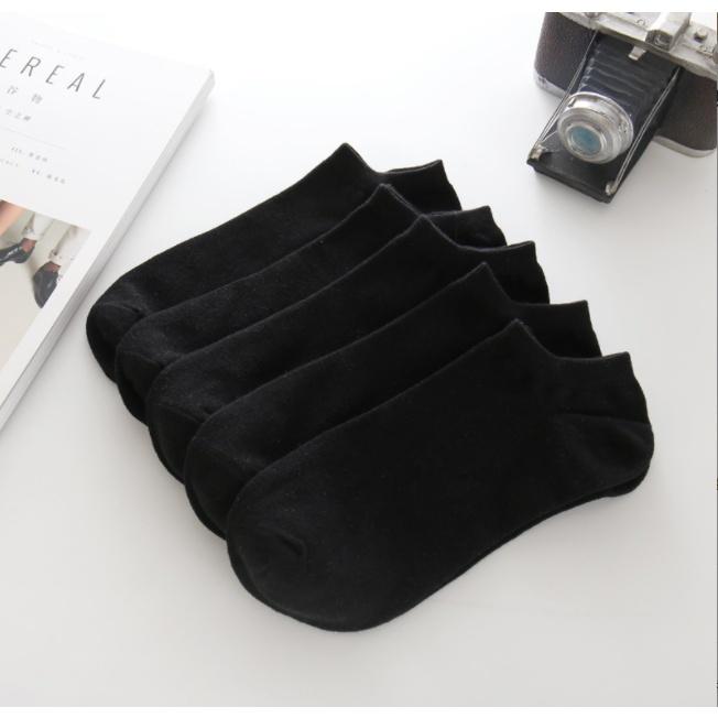 Vớ cotton trơn cổ ngắn Hàn Quốc