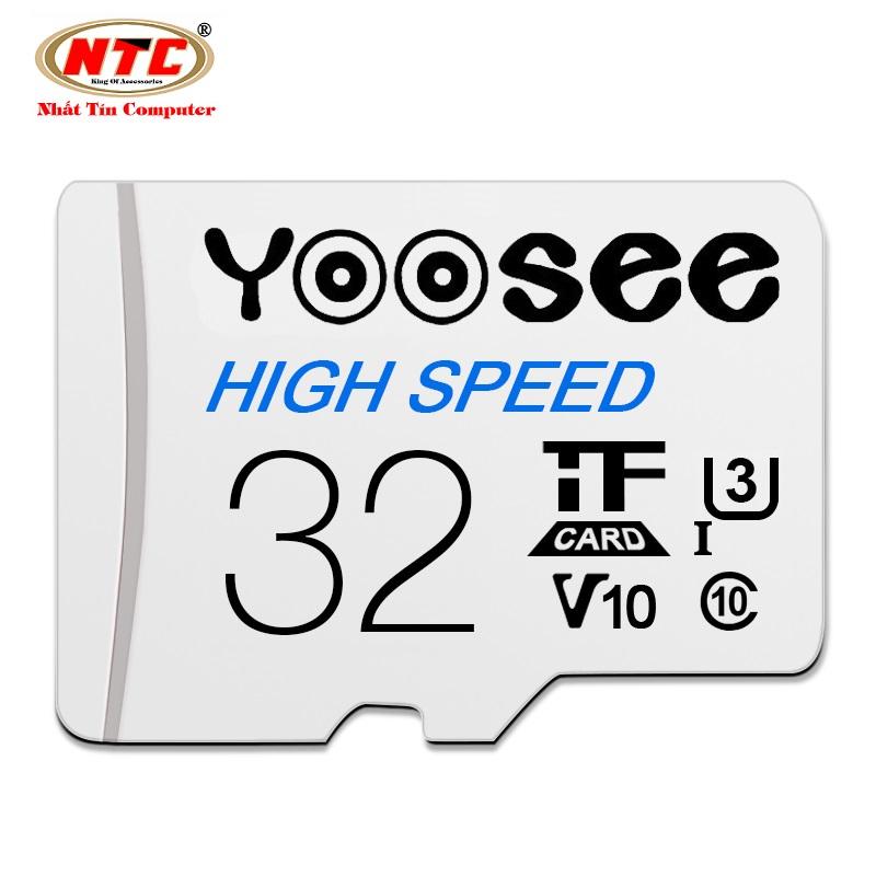 Thẻ nhớ MicroSDHC Yoosee High Speed 32GB UHS-I U3 4K R90MB/s W40MB/s (Trắng) - Nhất Tín Computer