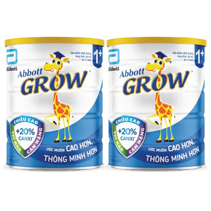 [HCM]﻿Bộ 2 sữa bột ABBOTT Grow 1+ 850g