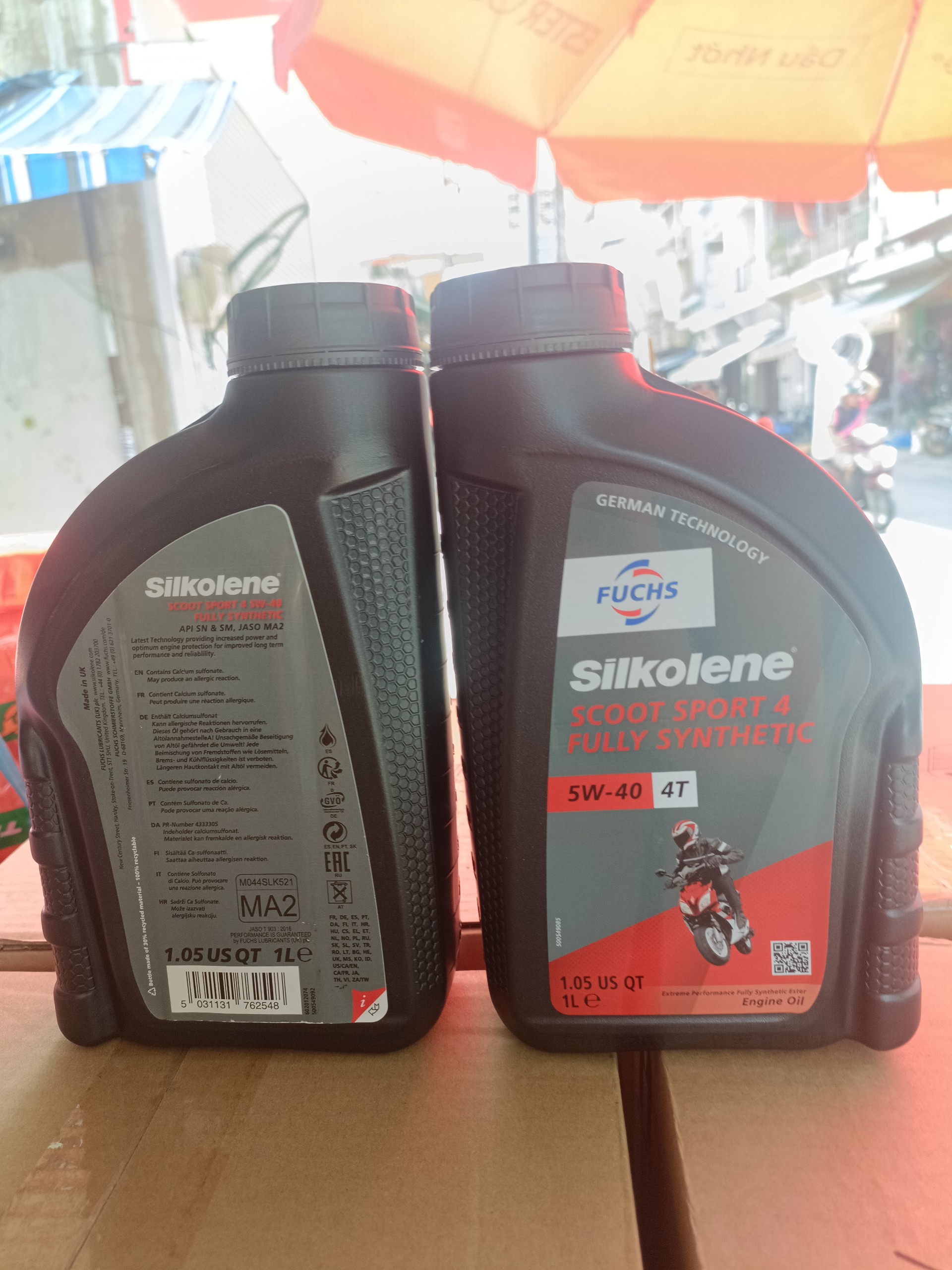 Nhớt Fuchs silkolene 5w-40 scoter 1L