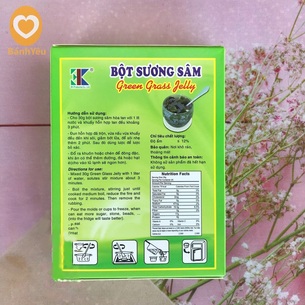 Bột sương sâm 30g hiệu 3K
