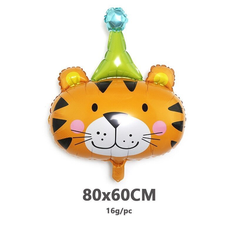 Bong bóng hình kiếng hình dần hổ Cọp tráng nhôm trang trí tiệc