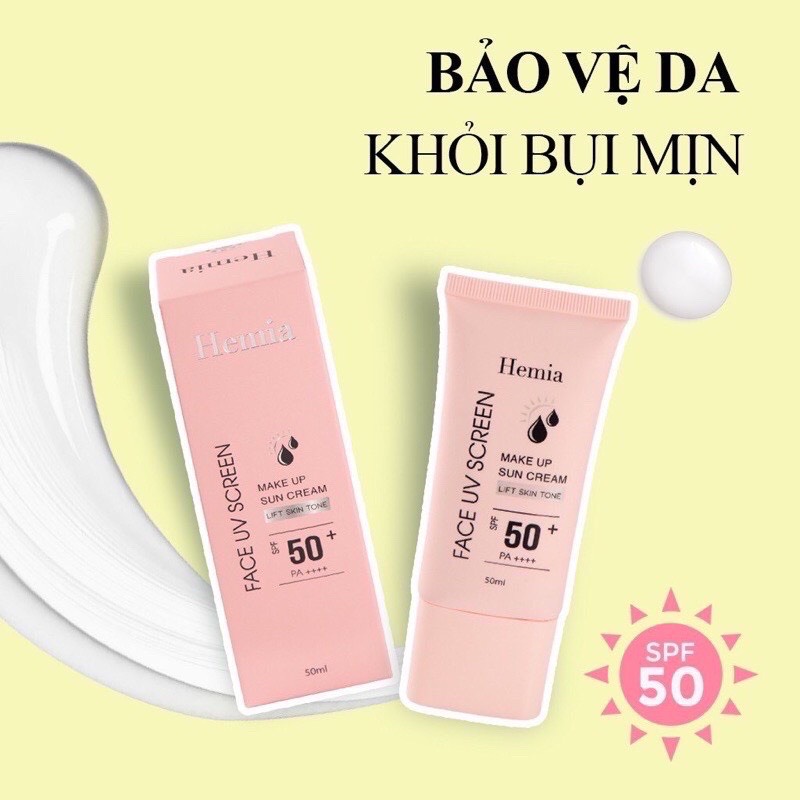 Kem chống nắng Hemia 50ml Hàn Quốc