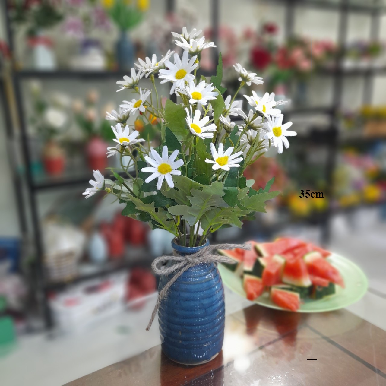 Chậu hoa MINI để bàn, decor quán xá- nhà hàng...chậu cây giả trang trí (nhiều mẫu)