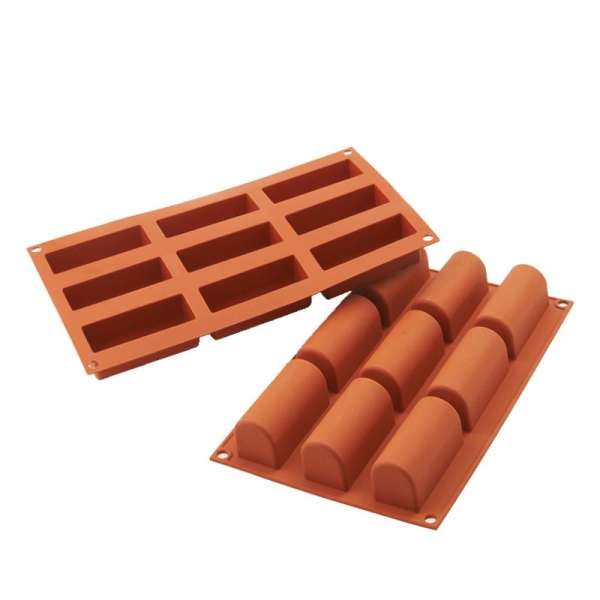 SN Ý SF129 30 THẬM CHÍ SF130 9 Đại Đội Trưởng Đại Đội Thanh Hình Trụ Khuôn Khuôn Bánh Silicone Baking Bộ Tạo Khuôn Hình