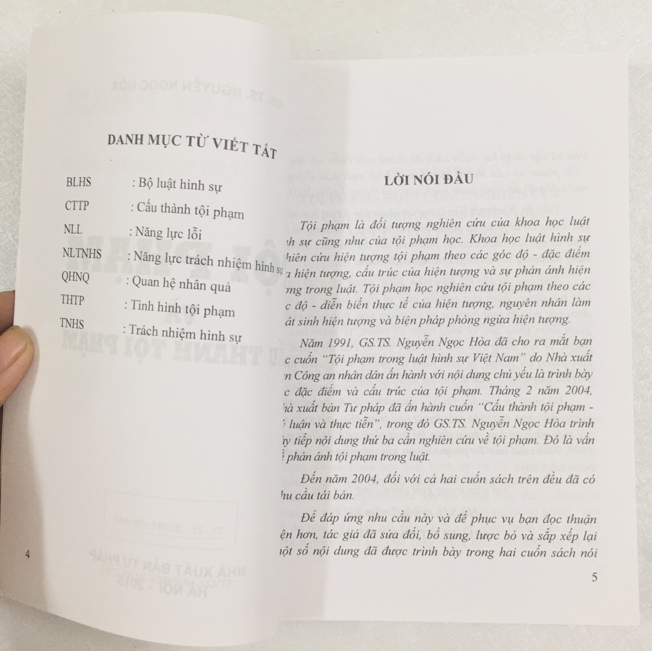Sách -Tội phạm và cấu thành tội phạm