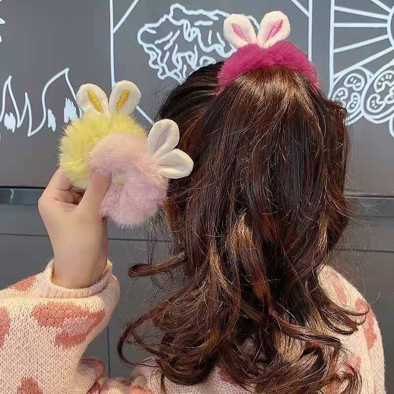 Cột Tóc Lông Mềm Tai Thỏ