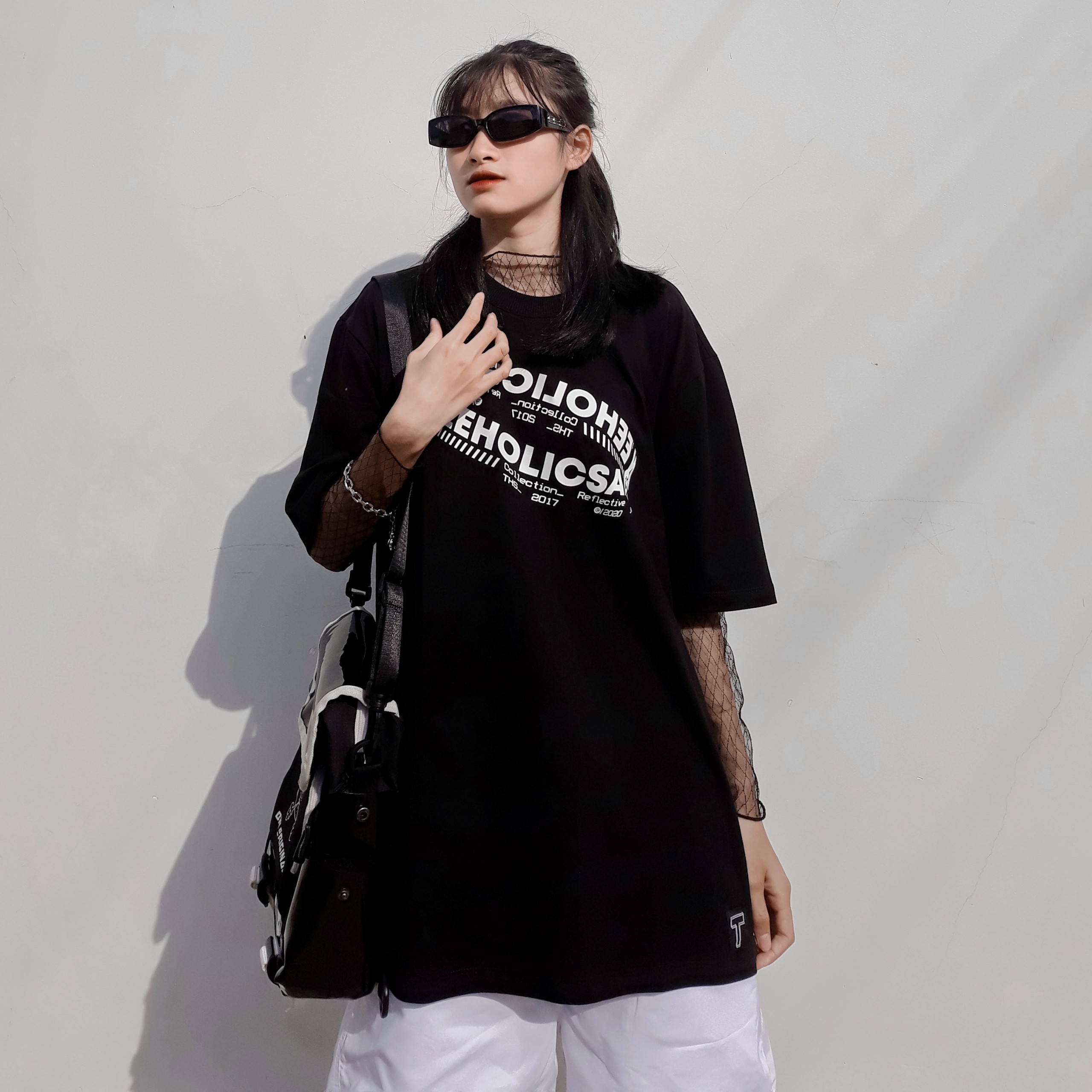 TEEHOLIC Áo Thun Unisex In Logo Vòng Tròn