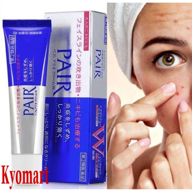 Kem bôi ngăn mụn pair 14g, 24g nhật bản