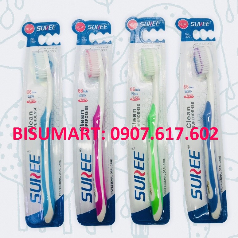 Combo 2 bàn chải đánh răng cao cấp Thái Lan Suree