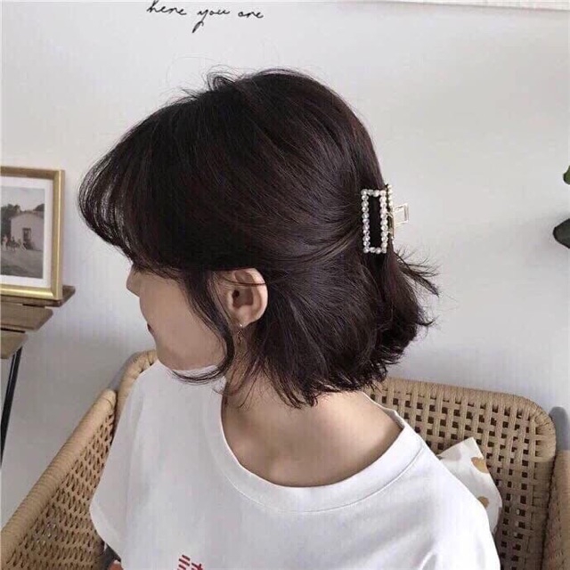 KẸP TÓC NỮ NGỌC TRAI [ SET 2 CÁI ]