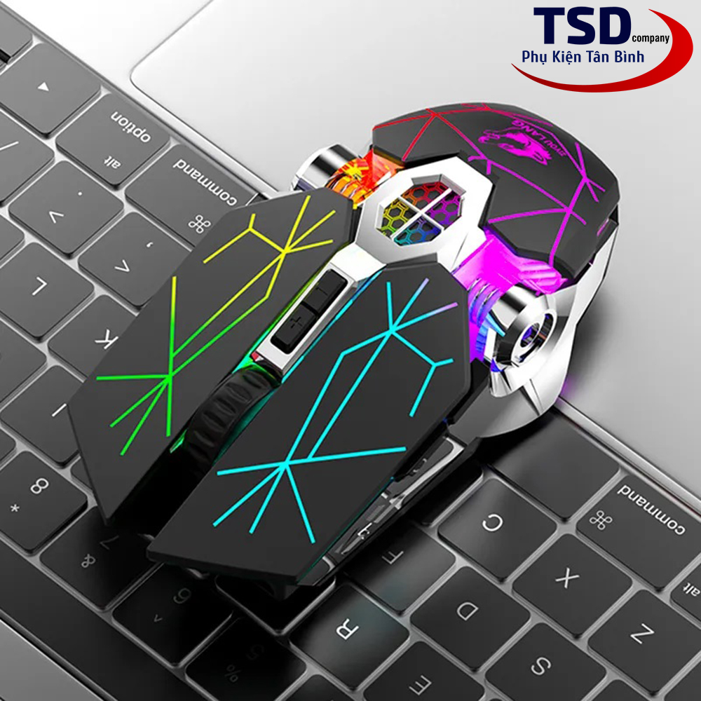 Chuột Không Dây Pin Sạc Gaming X13 Chính Hãng