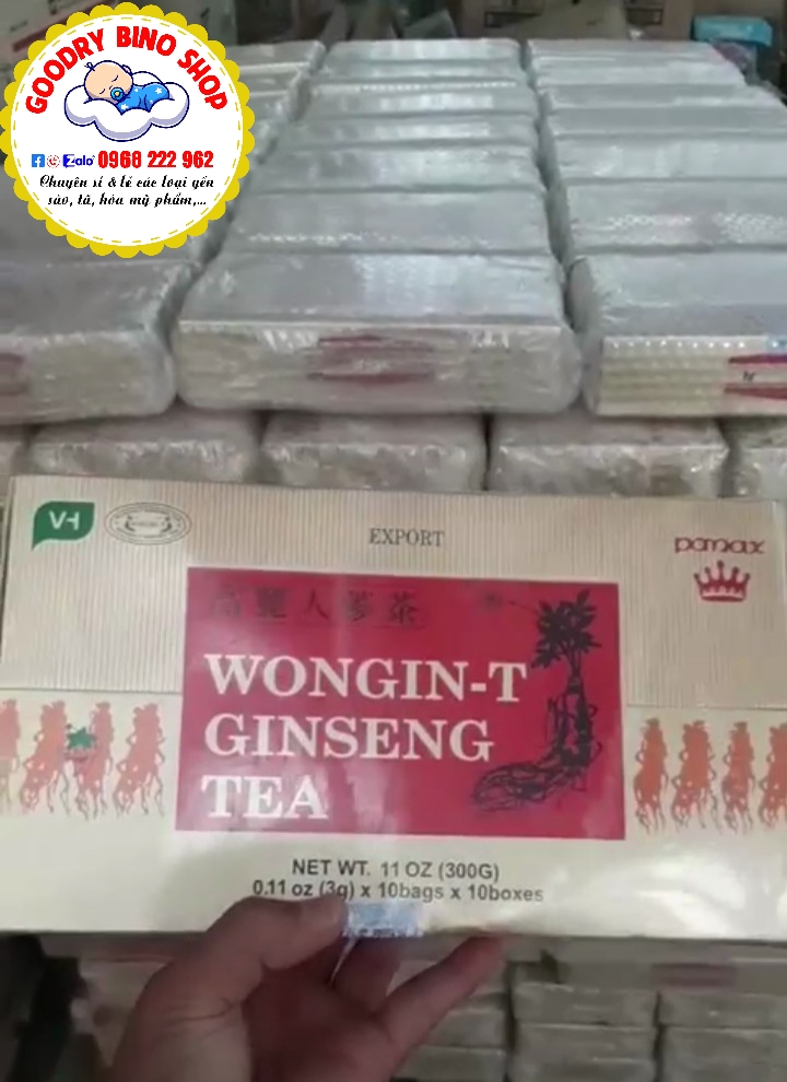 Trà chè sâm hàn quốc 300gr (hộp 100 gói)