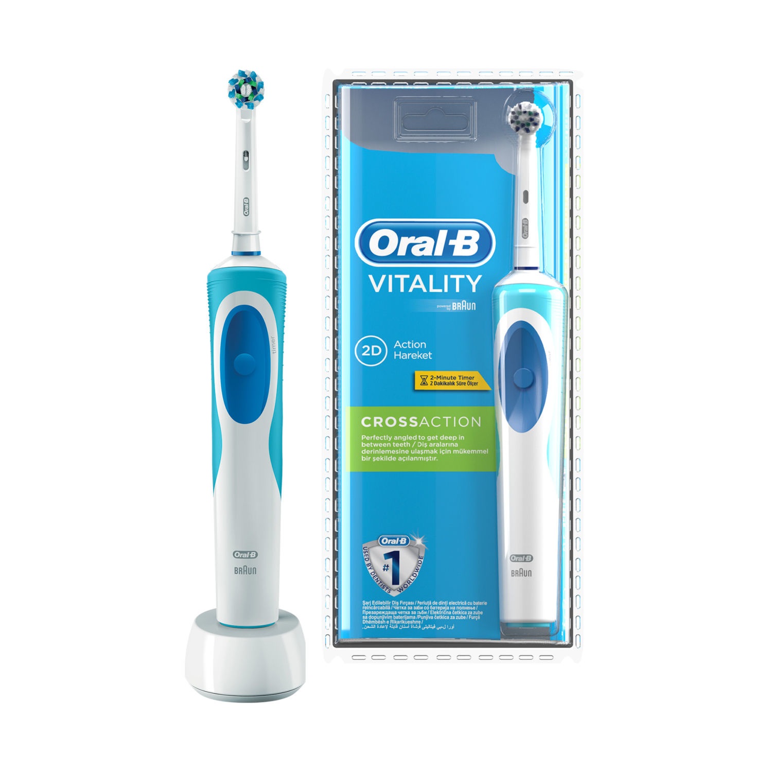 Bàn Chải Điện Oral B Vitality Plus Precision Clean, Bàn Chải Đánh Răng Oral-B, Bàn Chải Đánh Răng Điện, Bàn Chải Đánh Răng Tự Động Cho Người Lớn, Bàn Chải Đánh Răng Trẻ Em, Hàng Xách Tay Úc, Bảo Hành 6 Tháng - Smartlife.247