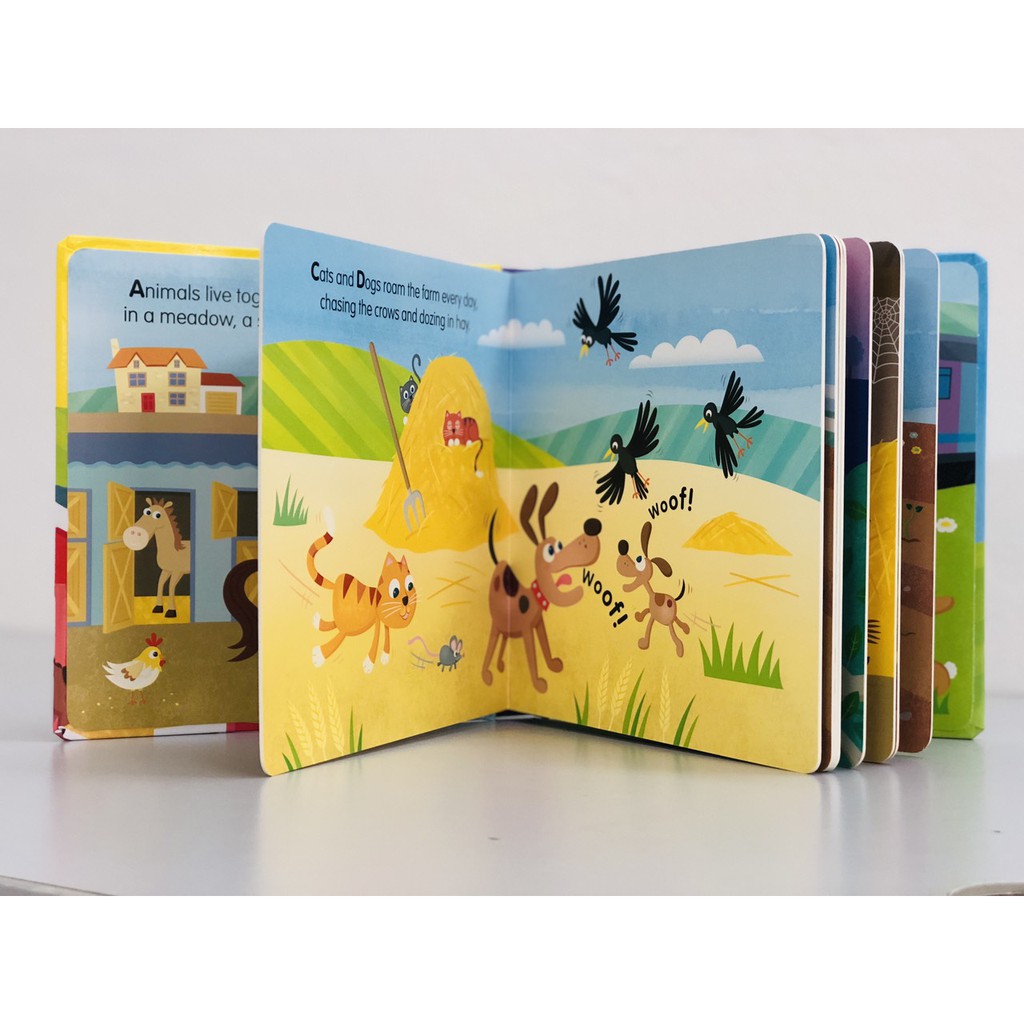 Sách Farmyard ABC -- Á Châu Books