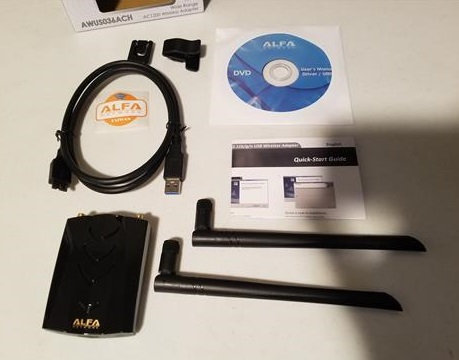ALFA AWUS036AC RT8812AU BT5 Kali Linux MAC Win10 Thu wifi